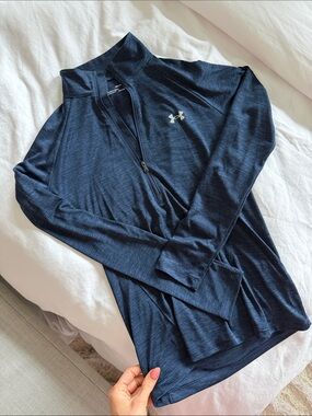 Under Armour Dark Navy Quarter-Zip Pullover